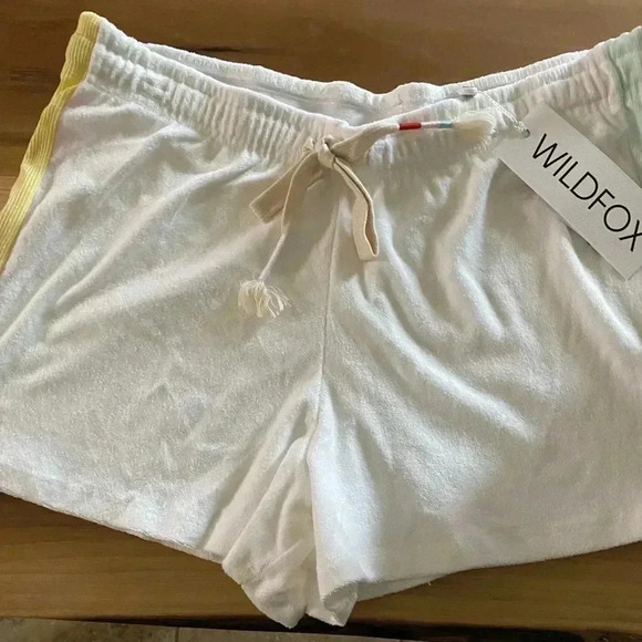 Wildfox Candy Stripe Miami Terry  Short L - Picture 2 of 9